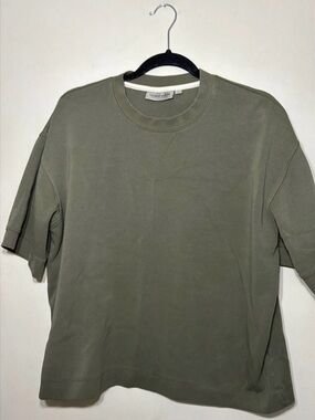 Amongst Others Heavyweight Olive Crewneck Tee
